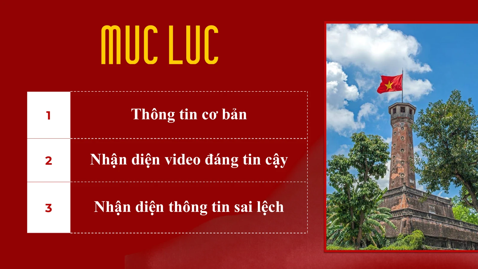 Mục lục cẩm nang