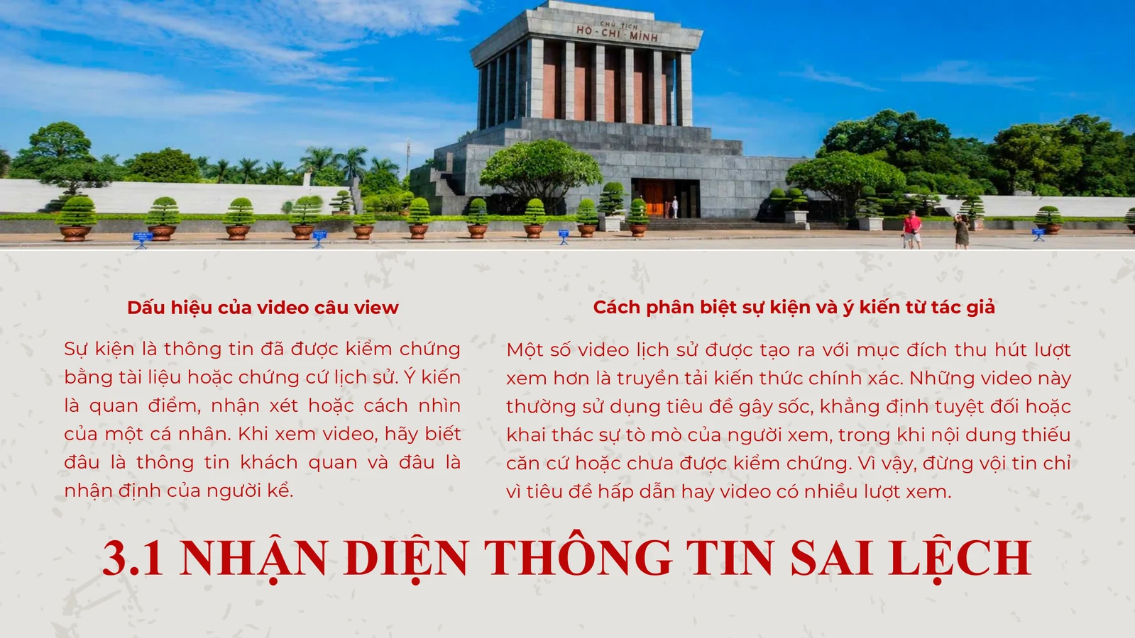 Dấu hiệu video câu view và phân biệt sự kiện với ý kiến